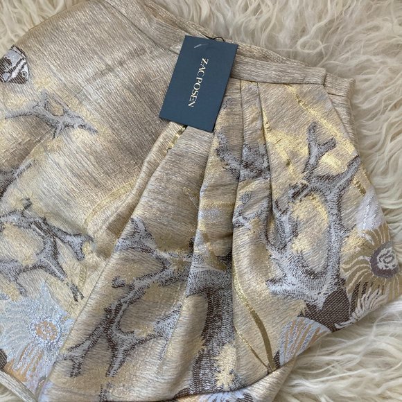 ZAC POSEN Ester Underwater Printed Knee-Length Skirt - Picture 5 of 15